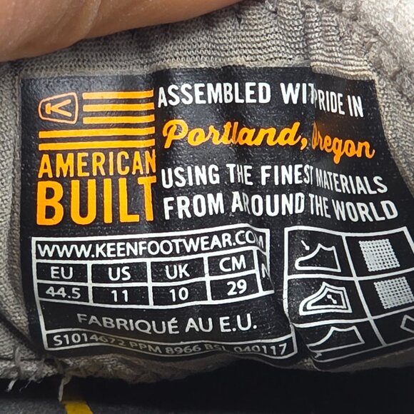 Keen Rialto Mens Size 11 Black Waterproof Closed Toe Sandals Beach Outdoor - Picture 7 of 13